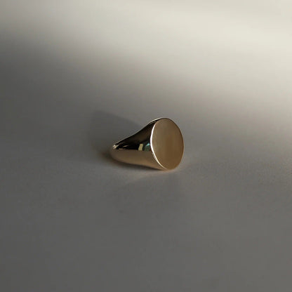 Signet Wedding Band For Him